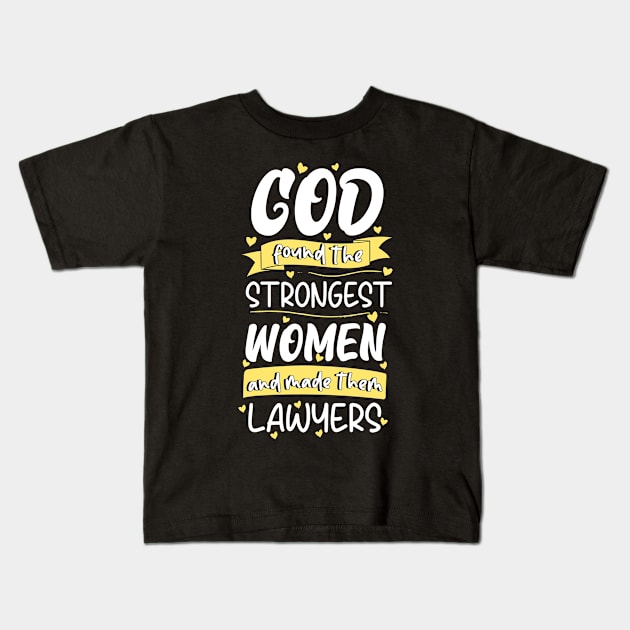 Lawyer Women Kids T-Shirt by TheBestHumorApparel